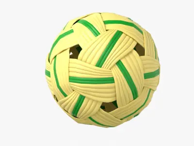 Rattan Ball 3D model