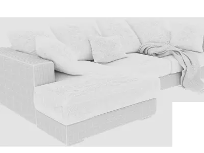 Cloud Modular Sofa Model 3D model