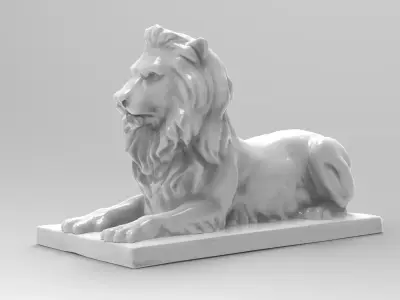 lion  - 3D model