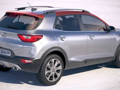 Kia Stonic 2018 3D model