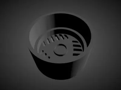 Ronal Centra Type 6 scalable and Printable rim 3D print model