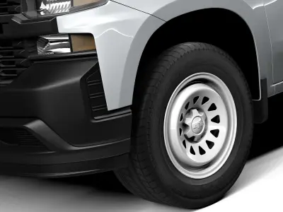 Chevrolet Silverado 1500 WT 2019 3D model