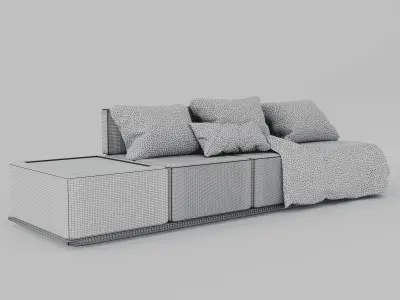 Sofa Model 01 3D model