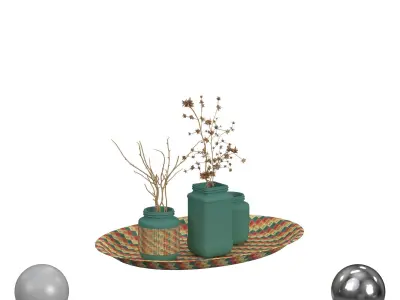 decoration set 3D model get