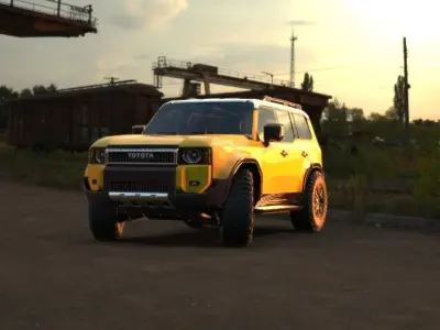 Toyota First prado 2024 3D model