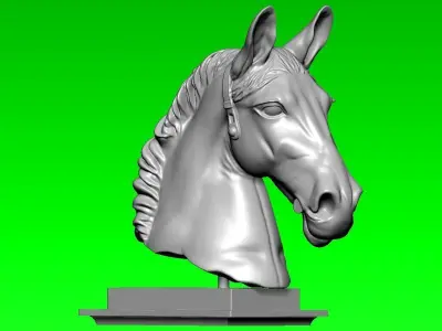 Horse statue - room decoration - 3D print 3D print model