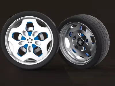 Pneumatic Tire 3D model