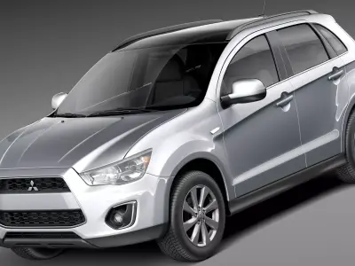 Mitsubishi Outlander sport RVR ASX 2013 3D model