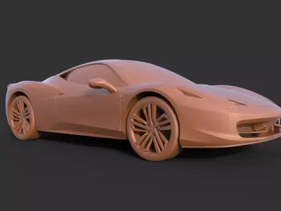 Ferrari 458 Italia 3D print model