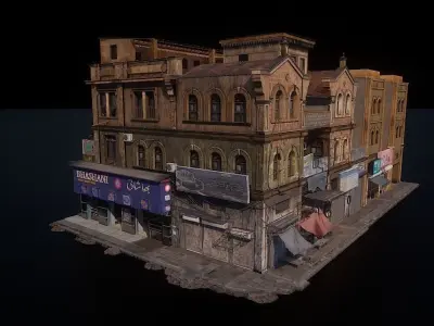 BURNSROAD BHASHANI OLD BUILDING 3D model