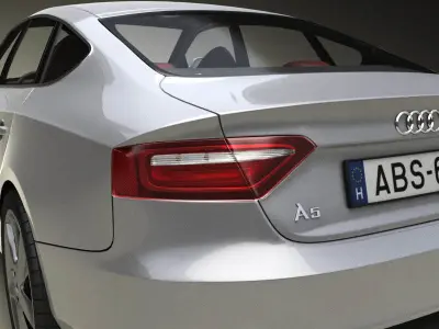 3d model of Audi A5 3D model