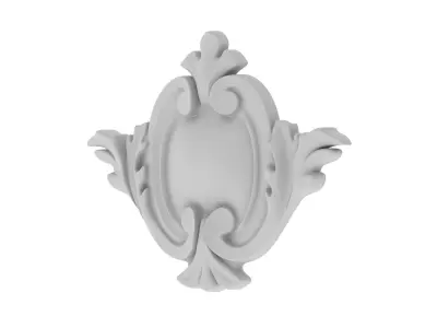 Cartouche Ornament 029 3D model