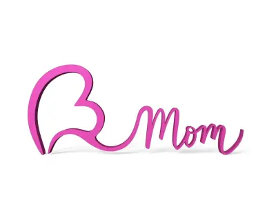 Mom - Living Room Item Decor 02 - Printable Gift 3D print model