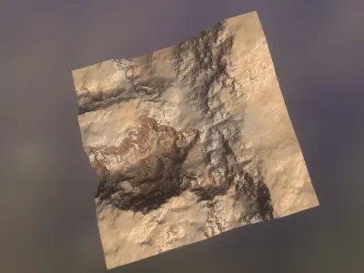 Desert Biome 1 Low-poly 3D model