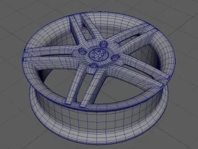Peugeot Stromboli wheel - Peugeot 308cc wheel 3D model
