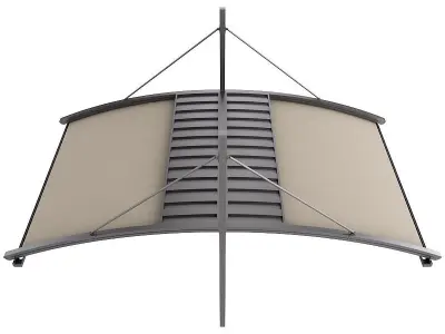 Motorized Pergola 6a 3D model