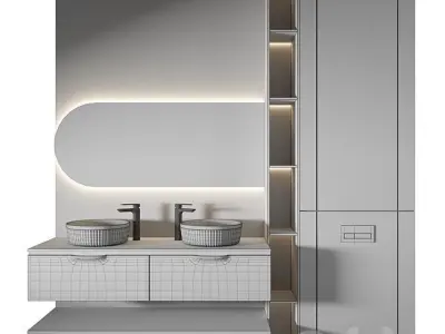 Luxury Bathroom 294 3D model