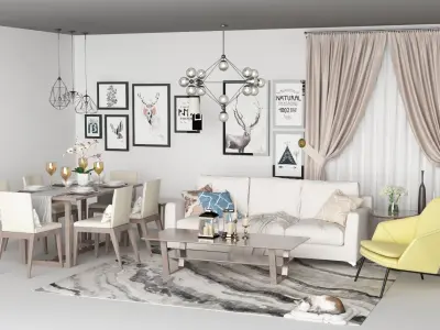 Design Set 1 - Furniture 3D model