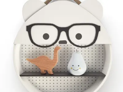 Set of Fantasy Shelves For Childroom 3D model