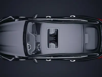 Mercedes GT63s Low-poly 3D model