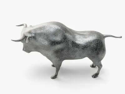 Bull Statuette 3D model