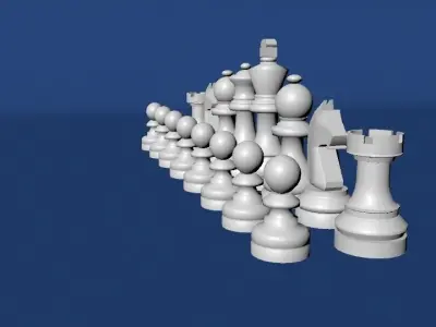 Chess FREE 3D model Free 3D model