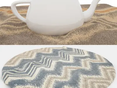 Rugs No 218 Low-poly 3D model