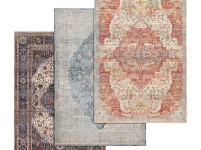Rug Set 1578 3D model