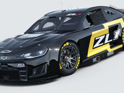 Chevrolet Camaro Nascar NextGen 2022 Template Update 3D model