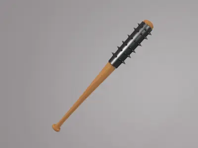 Baseball Bat 3D model 5