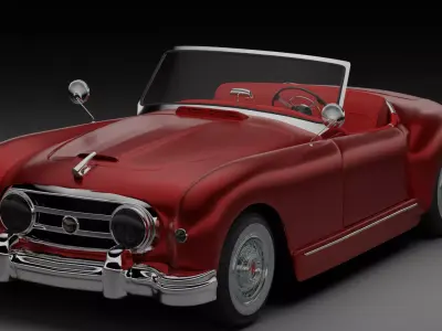 Nash healey 1952 3D model