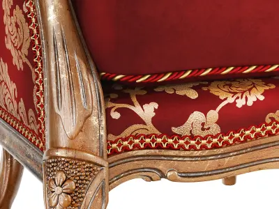 Veneta Sedie Armchair Art 8310A 3D model