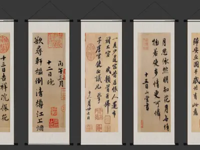 painting Low-poly 3D model