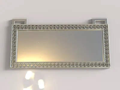 Luxury Diamond Picture Frame Pendant  3D print model
