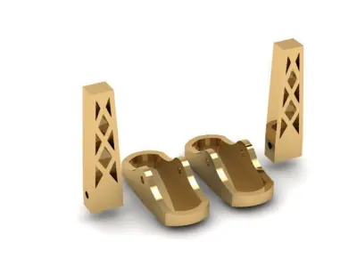 Cufflink Fetting 3D print model