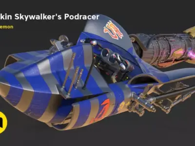 Anakin Skywalkers Podracer 3D print model