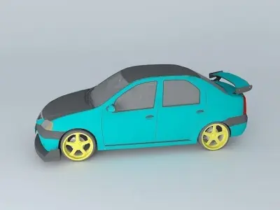 Dacia Logan Targa Racer Free 3D model