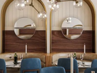 Restaurant 02 3D model