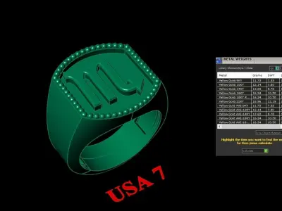 Scorpio Ring Version 2 For Print STL 3D print model