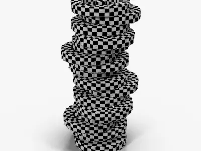 Floor Lamp - LOG 3D model