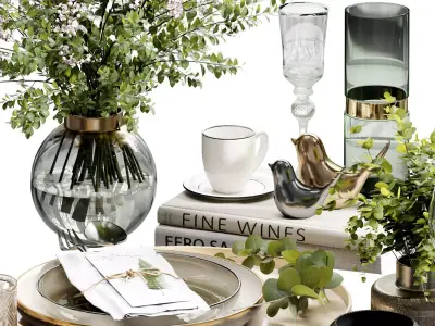 Table Set 12 3D model
