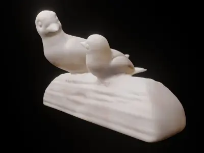 Birds Sculpture 3D print model