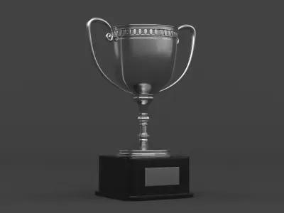 Trophy Cup 3D model 23