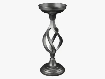 Candle Holder Low-poly 3D model