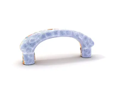 Colorful Mosaic Handle model pack Low-poly 3D model