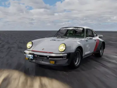 Ultra Realistic Porsche Sports Car 3D Model Luxury Vehicle 3D model