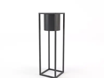 Plant Pot DETLEF - W15xL15xH50cm - JYSK 3D model