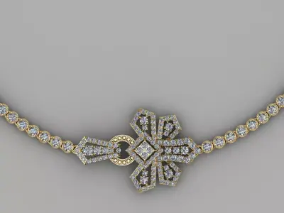 Diamond Pendant 3D print model