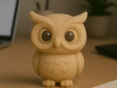 Owl - Kawaii Animals Collection 3D print model