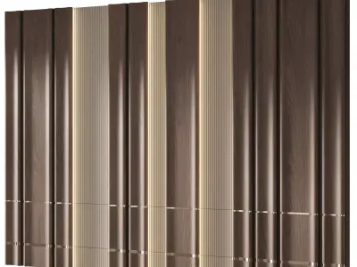  Decorative V67 Wall Panels 3D model
